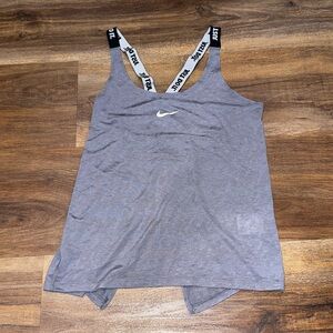 Nike Women's Heather Gray Tank Top